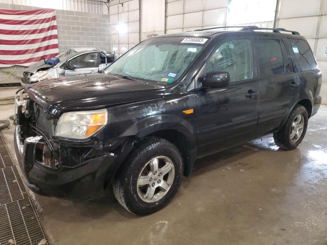 HONDA PILOT EXL 2007 with VIN 5FNYF18677B017244 - Photo from auction