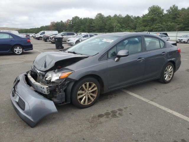 HONDA CIVIC EX 2012 with VIN 2HGFB2F8XCH554824 - Photo from auction