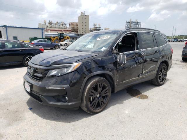 HONDA PILOT SE 2021 with VIN 5FNYF5H2XMB028271 - Photo from auction