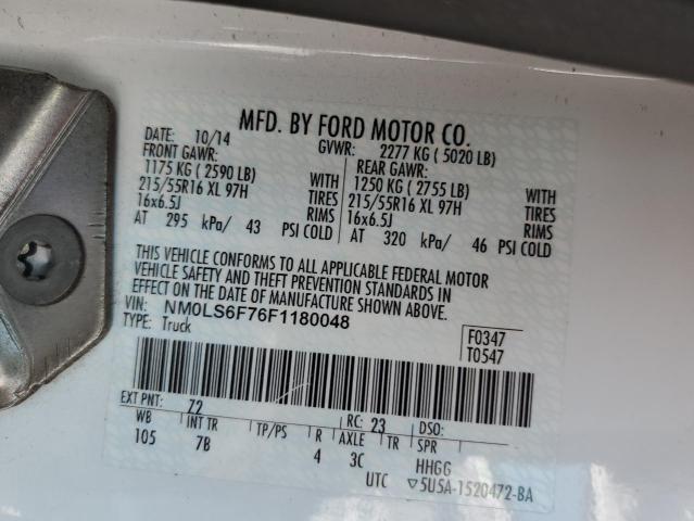 Zdjęcie 14 z aukcji – 2015 FORD TRANSIT CO z VIN NM0LS6F76F1180048