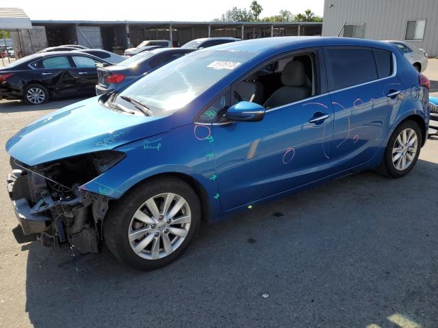 KIA FORTE EX 2015 with VIN KNAFX5A80F5301819 - Photo from auction