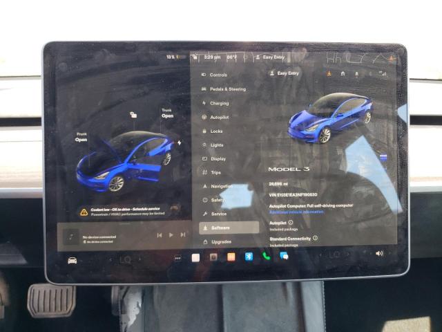 Photo 9 from auction – 2022 TESLA MODEL 3 with VIN 5YJ3E1EA3NF190830