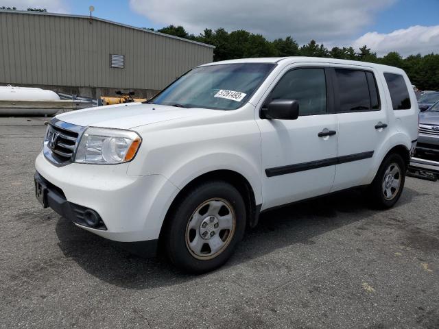 HONDA PILOT LX 2014 with VIN 5FNYF4H26EB011317 - Photo from auction