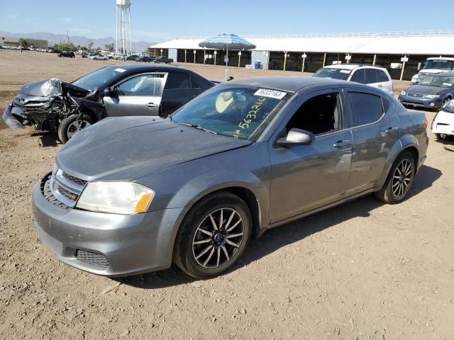 DODGE AVENGER SE 2013 with VIN 1C3CDZAB8DN771292 - Photo from auction