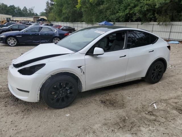 TESLA MODEL Y 2022 with VIN 7SAYGDEE8NF315389 - Photo from auction