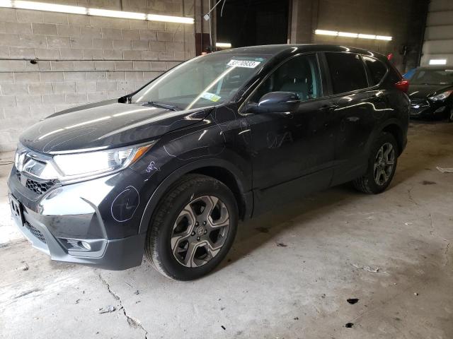 HONDA CR-V EX 2018 with VIN 5J6RW2H57JL032102 - Photo from auction