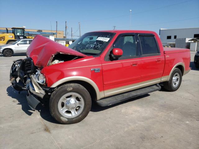 FORD F150 SUPER 2001 with VIN 1FTRW07LX1KD62560 - Photo from auction