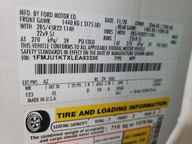 Photo 14 from auction – 2020 FORD EXPEDITION with VIN 1FMJU1KTXLEA93330