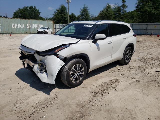 TOYOTA HIGHLANDER 2021 with VIN 5TDGZRAH0MS047836 - Photo from auction