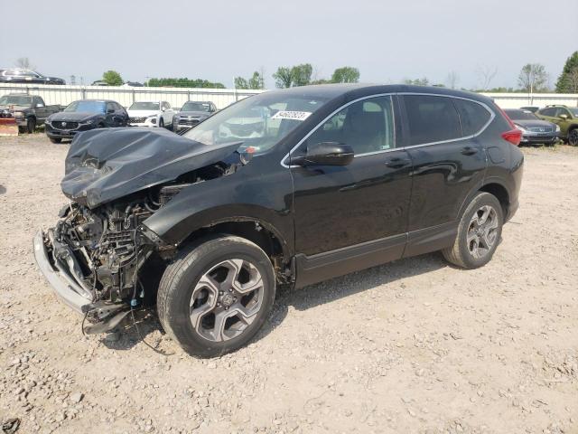 HONDA CR-V EX 2018 with VIN 7FARW2H53JE055518 - Photo from auction