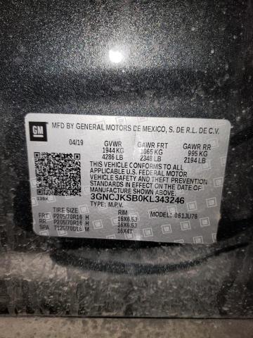 Photo 14 from auction – 2019 CHEVROLET TRAX LS with VIN 3GNCJKSB0KL343246