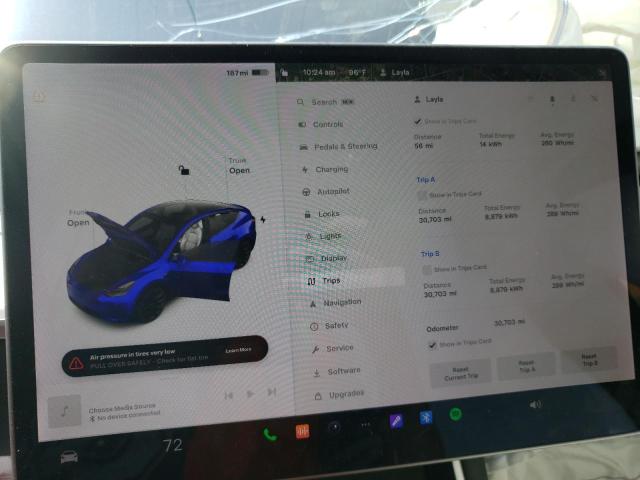 Фото 9 с аукциона – 2020 TESLA MODEL Y с VIN 5YJYGDEE6LF049378