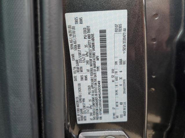Photo 14 from auction – 2017 FORD ESCAPE SE with VIN 1FMCU0GD4HUA53049