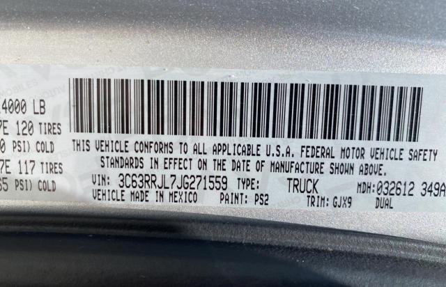 Photo 10 from auction – 2018 RAM 3500 LARAM with VIN 3C63RRJL7JG271559