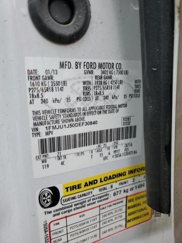 Photo 14 from auction – 2013 FORD EXPEDITION with VIN 1FMJU1J50DEF30840