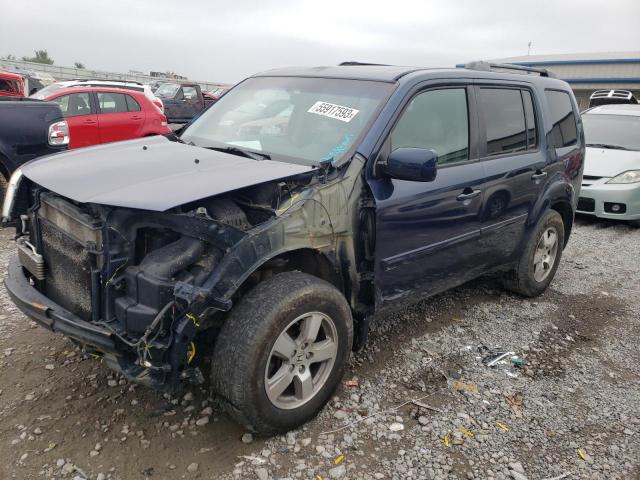 HONDA PILOT EXL 2011 with VIN 5FNYF4H55BB012724 - Photo from auction