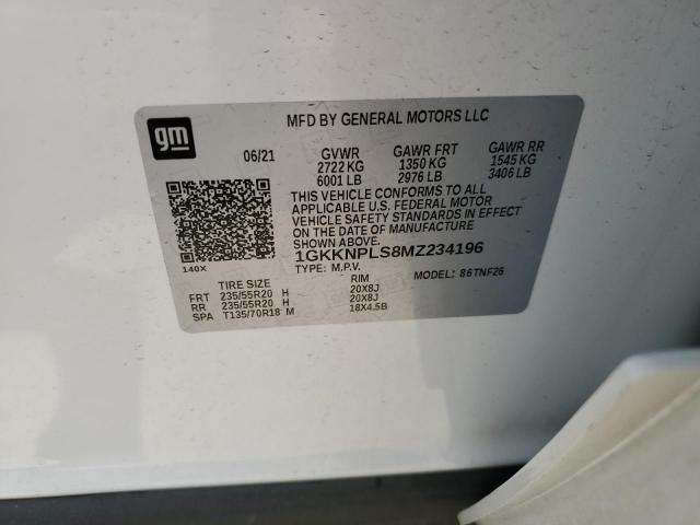 Photo 14 from auction – 2021 GMC ACADIA DEN with VIN 1GKKNPLS8MZ234196