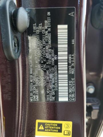 Photo 14 from auction – 2012 TOYOTA HIGHLANDER with VIN 5TDZK3EH0CS060959