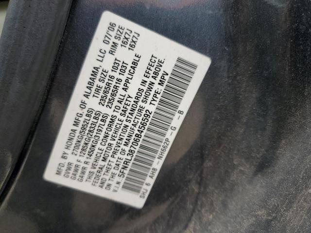Photo 14 from auction – 2006 HONDA ODYSSEY EX with VIN 5FNRL38706B456592