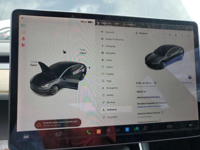 Photo 9 from auction – 2018 TESLA MODEL 3 with VIN 5YJ3E1EA5JF047842