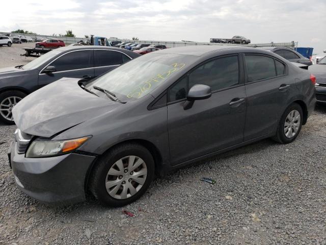 HONDA CIVIC LX 2012 with VIN 2HGFB2F53CH573608 - Photo from auction