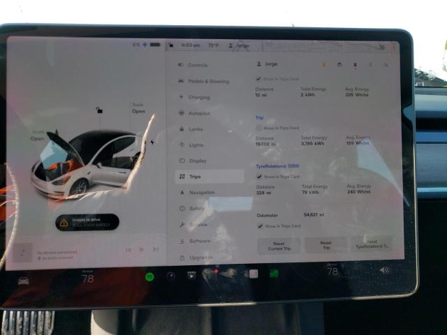 Photo 9 from auction – 2021 TESLA MODEL 3 with VIN 5YJ3E1EA4MF965344