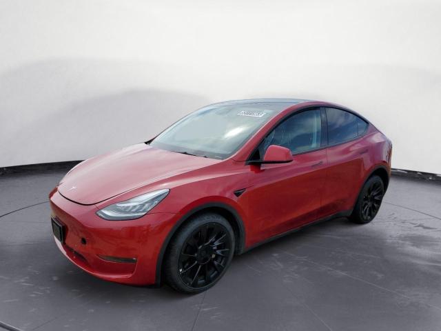 TESLA MODEL Y 2022 with VIN 7SAYGDEE9NF386231 - Photo from auction