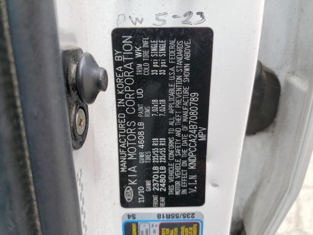 Photo 14 from auction – 2011 KIA SPORTAGE E with VIN KNDPCCA24B7080789
