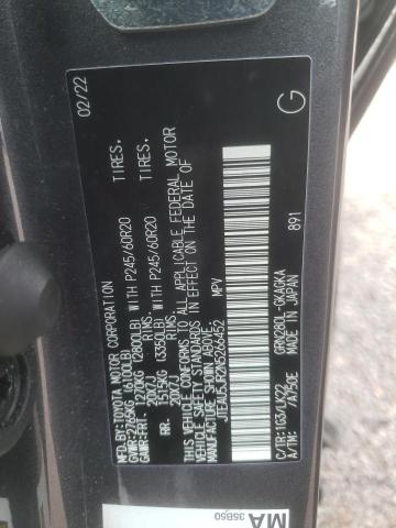 Photo 14 from auction – 2022 TOYOTA 4RUNNER TR with VIN JTEAU5JR2N5266452