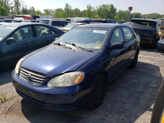 TOYOTA COROLLA 2003 with VIN 2T1BR32E83C058814 - Photo from auction