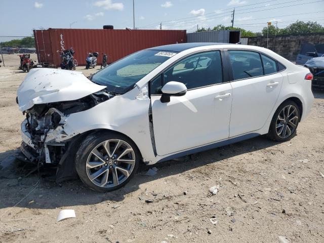 TOYOTA COROLLA SE 2022 with VIN 5YFS4MCE0NP101418 - Photo from auction