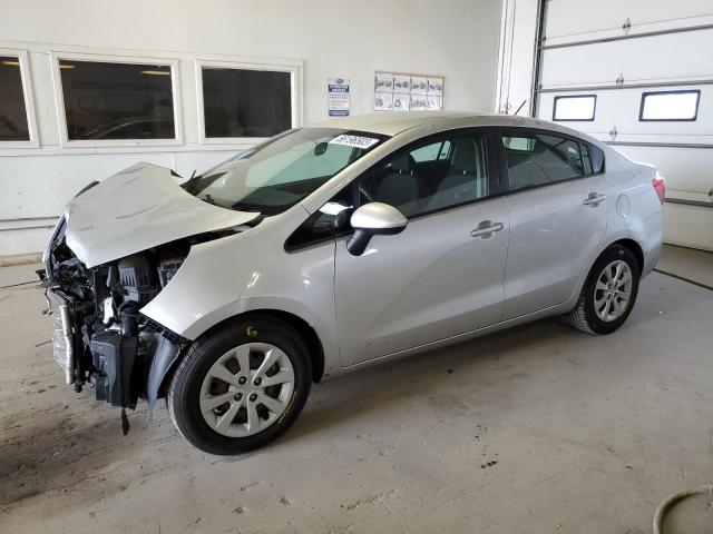 KIA RIO LX 2014 with VIN KNADM4A39E6384710 - Photo from auction