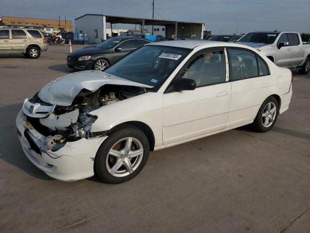HONDA CIVIC LX 2004 with VIN 2HGES15534H603845 - Photo from auction