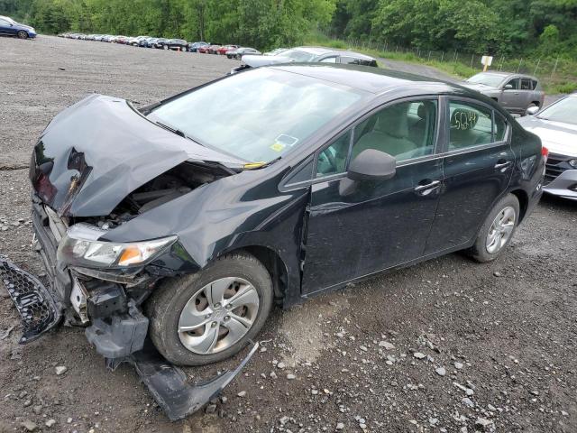 HONDA CIVIC LX 2013 with VIN 19XFB2F58DE283716 - Photo from auction