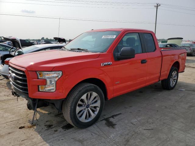 FORD F150 SUPER 2017 with VIN 1FTEX1CP5HKC11601 - Photo from auction