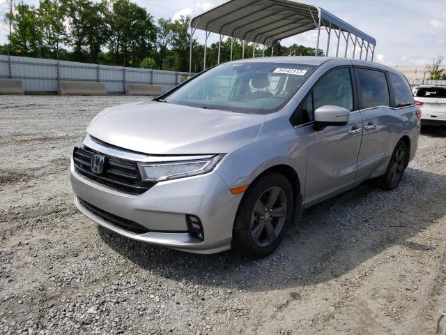 HONDA ODYSSEY EX 2021 with VIN 5FNRL6H52MB035891 - Photo from auction