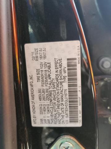 Photo 14 from auction – 2016 ACURA RDX TECHNO with VIN 5J8TB3H53GL016776