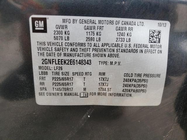 Photo 14 from auction – 2014 CHEVROLET EQUINOX LS with VIN 2GNFLEEK2E6148343