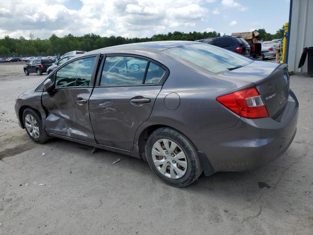 Photo 2 from auction – 2012 HONDA CIVIC LX with VIN 19XFB2F51CE384966