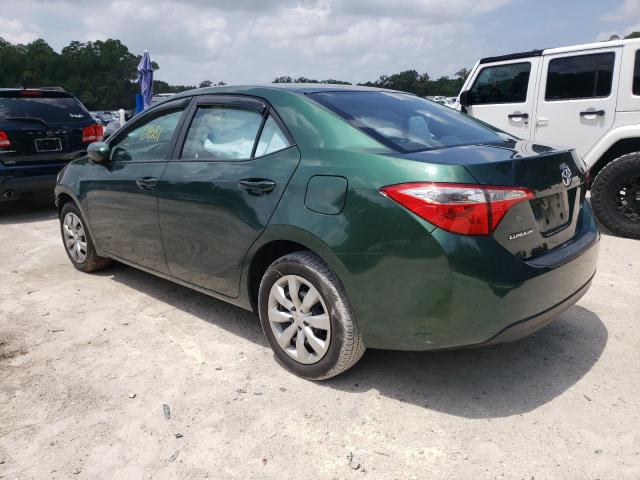 Photo 2 from auction – 2014 TOYOTA COROLLA L with VIN 2T1BURHE3EC166222