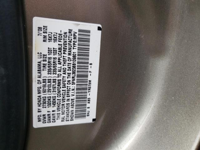 Photo 14 from auction – 2008 HONDA ODYSSEY LX with VIN 5FNRL38238B109801