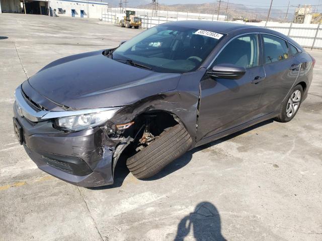 HONDA CIVIC LX 2018 with VIN 2HGFC2F54JH535248 - Photo from auction