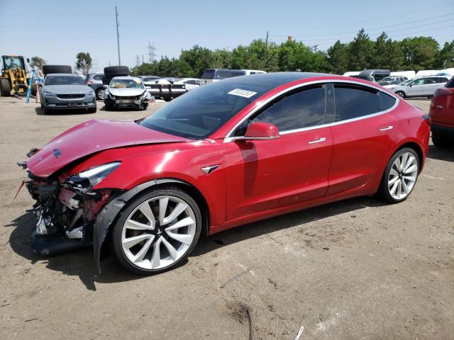 TESLA MODEL 3 2020 with VIN 5YJ3E1EB0LF497152 - Photo from auction