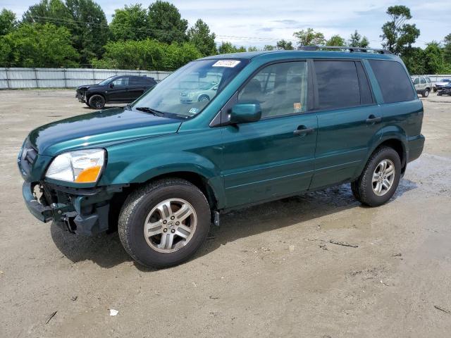 HONDA PILOT EX 2003 with VIN 2HKYF18413H504692 - Photo from auction