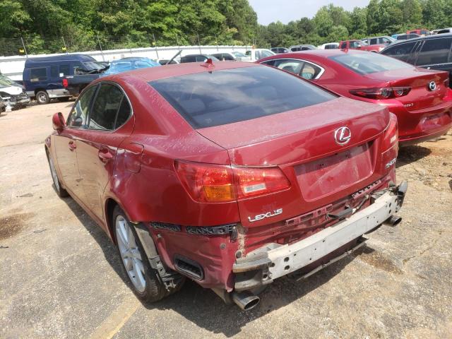 Photo 2 from auction – 2007 LEXUS IS 250 with VIN JTHBK262672042693