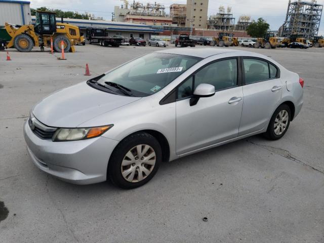 HONDA CIVIC LX 2012 with VIN 2HGFB2F51CH573915 - Photo from auction