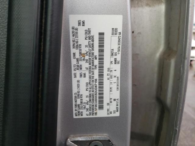 Photo 14 from auction – 2013 FORD ESCAPE SEL with VIN 1FMCU0HX5DUD87156