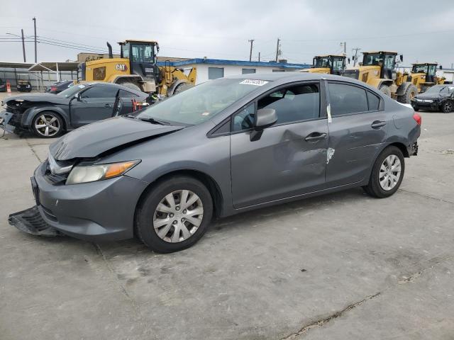 Photo 1 from auction – 2012 HONDA CIVIC LX with VIN 2HGFB2F56CH325126