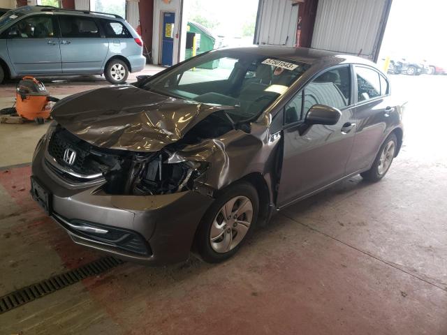HONDA CIVIC LX 2014 with VIN 19XFB2F51EE036622 - Photo from auction
