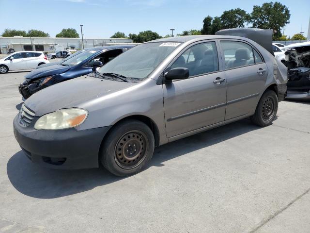 TOYOTA COROLLA CE 2003 with VIN 1NXBR32E93Z029899 - Photo from auction